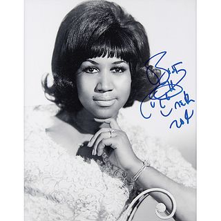Aretha Franklin Signed Photograph
