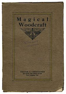 Magical Woodcraft. Los Angeles: Thayer & Christianer, ca. 1912. PublisherНs wraps, illustrated with