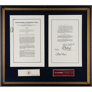 Richard Nixon Highway Construction Bill Signing Pen