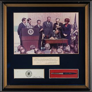 Richard Nixon Revenue Sharing Bill Signing Pen