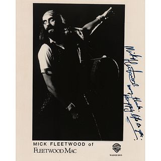 Mick Fleetwood Signed Photograph