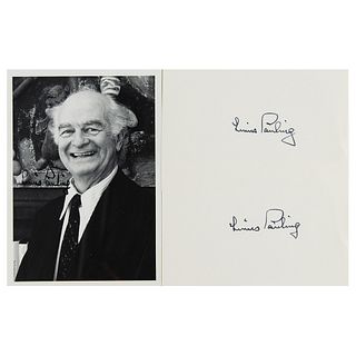 Linus Pauling (3) Signed Items