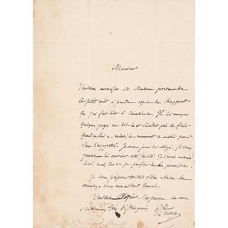 Jean-Baptiste Dumas Autograph Letter Signed