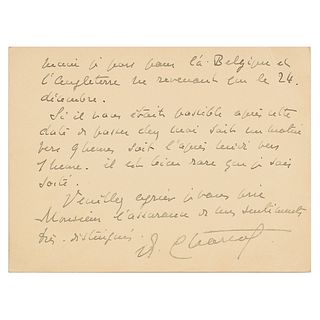Jean-Baptiste Charcot Autograph Letter Signed