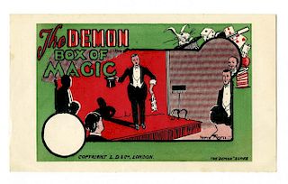 [Labels] More than 25 Magic Set Labels. English, ca. 1920s _ 30s. An array of labels, predominantly