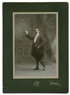 LeRoy, Servais. Cabinet Photograph of Magician Servais LeRoy. San Francisco & Los Angeles: Theodore
