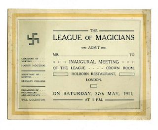 [London MagiciansН Club] Six Pieces of Early Club Material. London, 1911 _ 41. Including an unissued