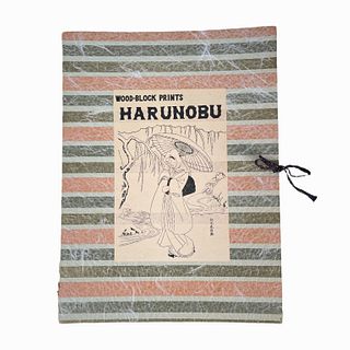 Suzuki Harunobu (JAPAN 1724-1770) 2 Woodblocks