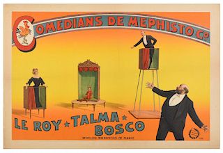 LeRoy, Servais. Comedians de Mephisto Co. LeRoy-Talma-Bosco. Hamburg, Adolph Friedlander, 1905. Hori