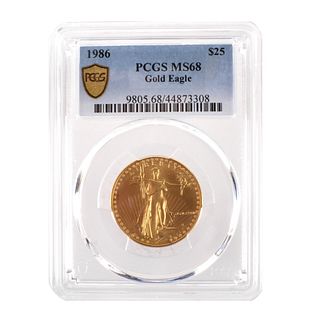 PCGS 1986 $25 US Gold Eagle Coin