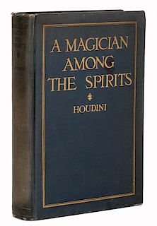 Houdini, Harry. A Magician Among the Spirits. New York, 1924. First Edition. PublisherНs cloth gilt