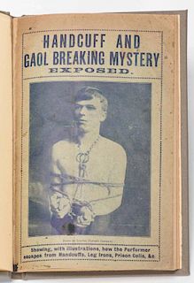 [Houdini Imitator] Selby, W. Handcuff and Gaol Breaking Mystery Exposed. Manchester: Daisy Bank Prin