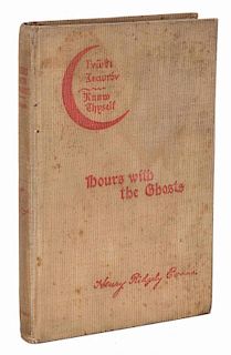 Evans, Henry Ridgley. Hours with The Ghosts. Chicago: Laird & Lee, 1897. Cream-colored cloth stamped