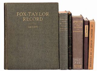 [Spiritualism _ Miscellaneous] Six Vintage Books on Spiritualism. Including Fox-Taylor Automatic Wri