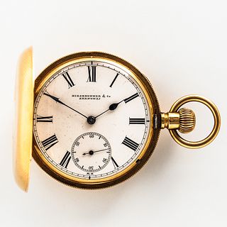 18kt Gold Hunter-case Watch