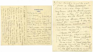 Houdini, Harry. Six Page Manuscript Letter Signed, сHoudini,о to His Brother Hardeen. Sydney, Austra