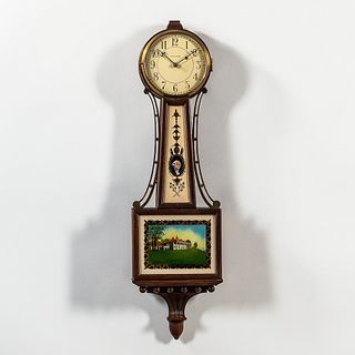 Waltham Patent Timepiece or "Banjo" Clock