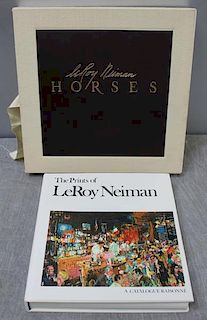 2 LeRoy Neiman Art Books.