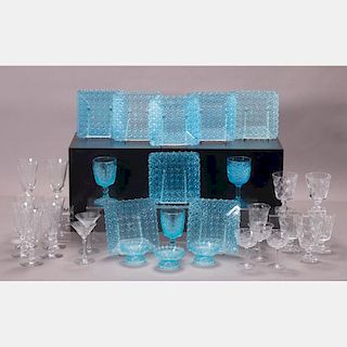 A Miscellaneous Collection of Crystal and Glass Stemware and Serving Items, 19th/20th Century,