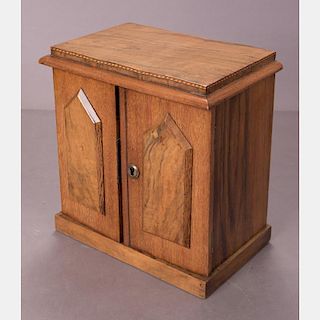 A Regency Style Rosewood Cabinet with Drawers and Banded Inlay Decoration, 19th Century.