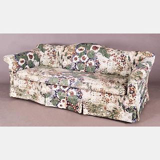 A Georgian Style Upholstered Sofa,19th/20th Century.