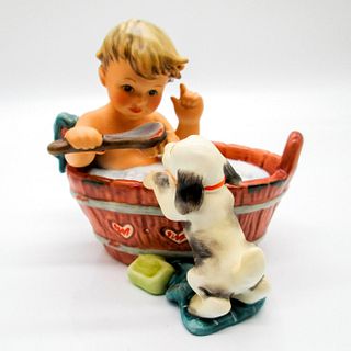 Hummel Figurine, Bath And Puppy