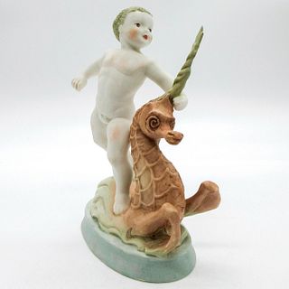 Boehm Figurine, Neptune with Seahorse