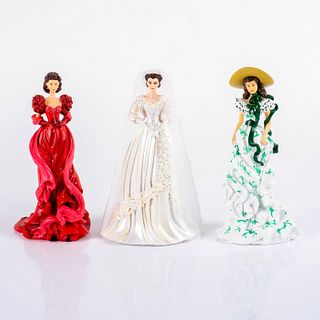 Three Gone With The Wind Resin Figures
