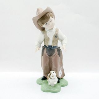 Cowboy, Golden Memories - Lladro Daisa Porcelain Figure