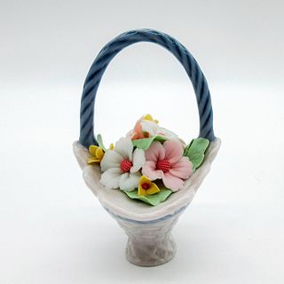 A Basket Of Blossoms 1007580 - Lladro Porcelain Figure