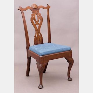 A Chippendale Mahogany Side Chair, Philadelphia, 1760-1790s.