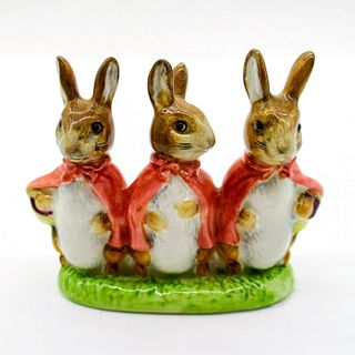 Flopsy Mopsy and Cottontail - Beswick - Beatrix Potter Figurine