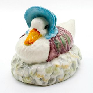 Jemima Puddle-Duck Feather Nest - Beswick - Beatrix Potter Figurine