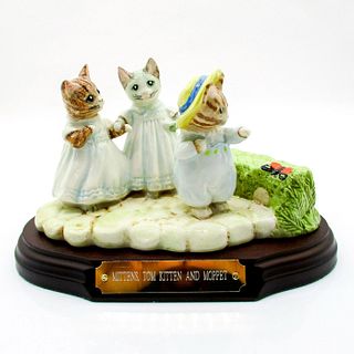 Mittens, Tom Kitten and Moppet - Beswick - Beatrix Potter Figurine