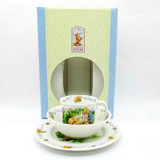 Royal Doulton Porcelain Winnie The Pooh Plate/Bowl/Mug Set