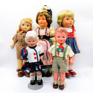 5pc Vintage Dolls
