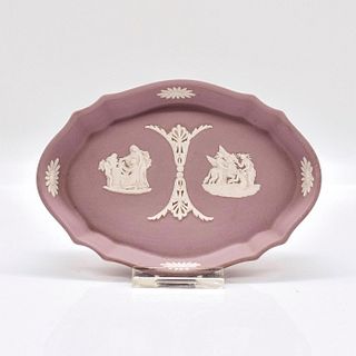 Wedgwood Lilac Jasperware Silver Tray