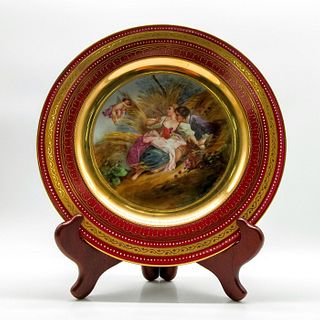 Antique Royal Vienna "Messenger Of Love" Charger Plate