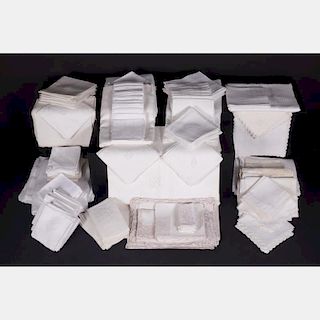 A Miscellaneous Collection of Table Linens, 20th Century,