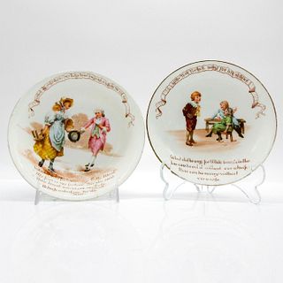 2pc Royal Doulton Seriesware Saucer and Bowl, Nursery Rhymes