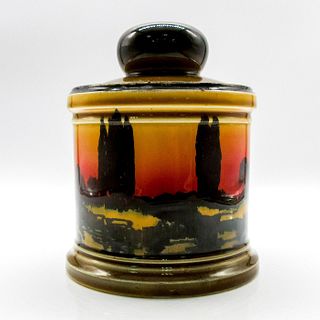 Royal Doulton Glazed Ceramics Tobacco Jar Country Scenery