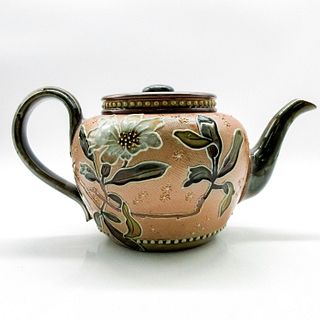 Royal Doulton Floral Pattern Lambeth Stoneware Tea Pot