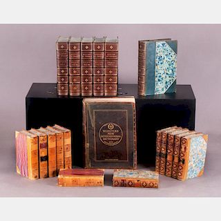 A Miscellaneous Collection of Nineteen Decoratively Bound Books,