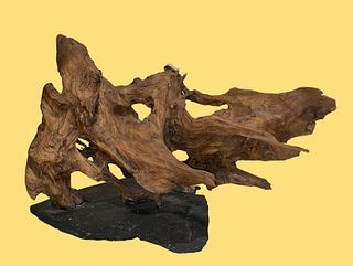 Mid Century Ornate Driftwood Sculpture