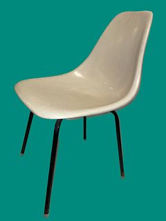 Original Mid Century After HERMAN MILLER Eames Fiberglass Shell Chair 
