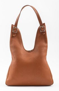 Hermes Massai Camel Leather Shoulder Bag