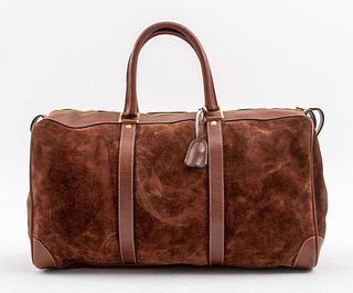 Vintage Gucci Brown Suede Bag