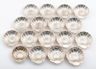 American Sterling Silver Shell Nut Dishes, 17