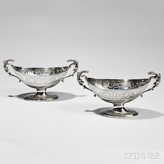 Two George III Sterling Silver Sauce Tureens
