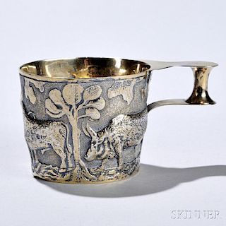 Edward VII Sterling Silver-gilt Reproduction "Vapheio Cup,"
